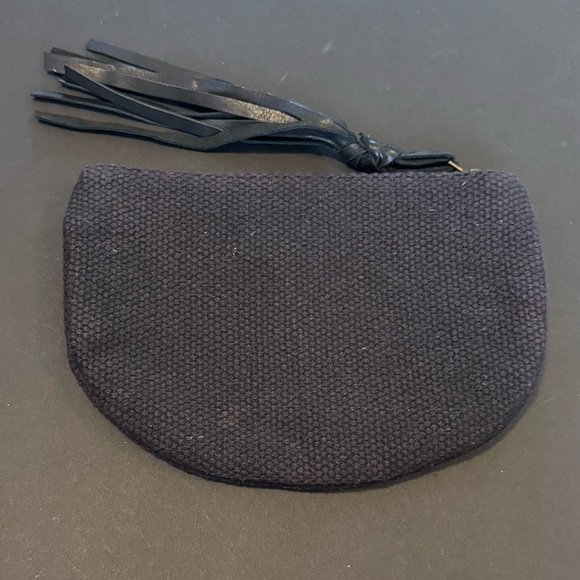 Anthropologie Jasper & Jeera brass black copper beaded pouch bag purse clutch - Picture 5 of 9